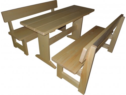 stůl s lavicemi