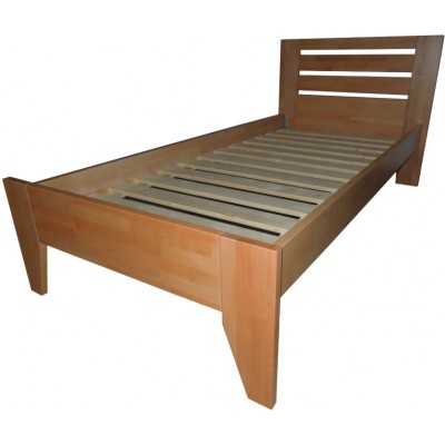 Jednolůžková postel ze dřeva
